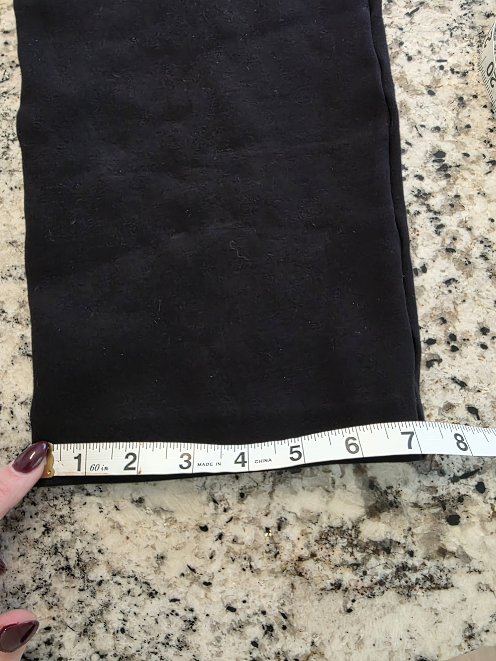 LOFT Black Ankle-Length Knit Pants - Picture 3 of 9